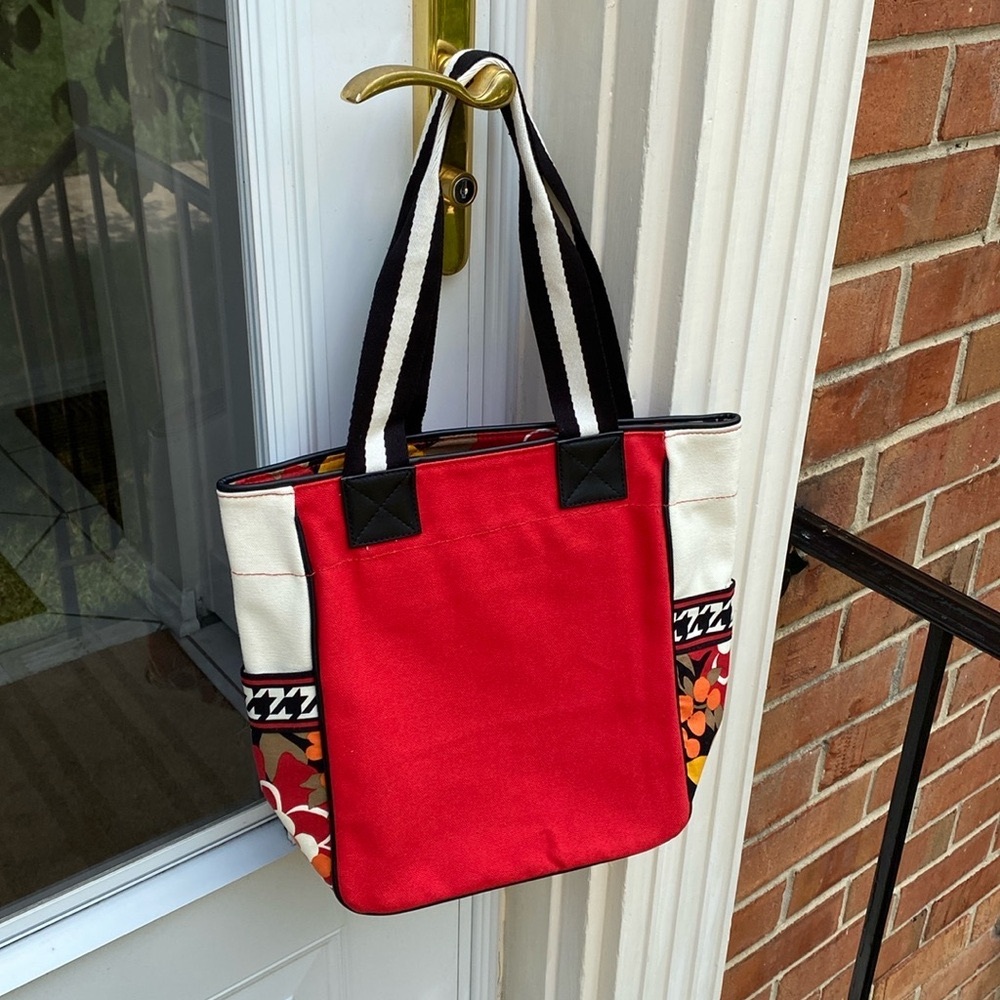 Vera Bradley Small colorblock tote in bittersweet